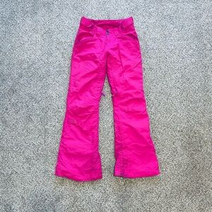 The North Face Hyvent Waterproof Hot Pink Snow Pants
